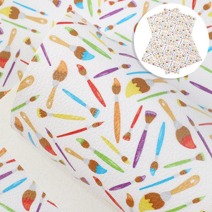 Chic Lychee Faux Leather Crafting Kit for Trendy DIY Back-to-School Projects