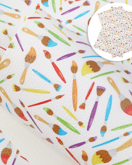 Chic Lychee Faux Leather Crafting Kit for Trendy DIY Back-to-School Projects