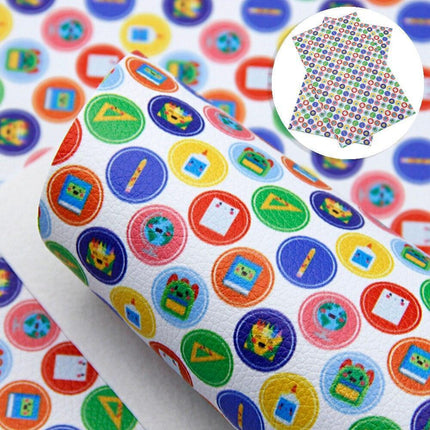 Chic Lychee Faux Leather Crafting Kit for Trendy DIY Back-to-School Projects