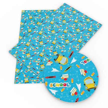 Chic Lychee Faux Leather Crafting Kit for Trendy DIY Back-to-School Projects