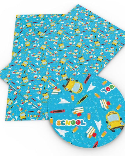 Chic Lychee Faux Leather Crafting Kit for Trendy DIY Back-to-School Projects