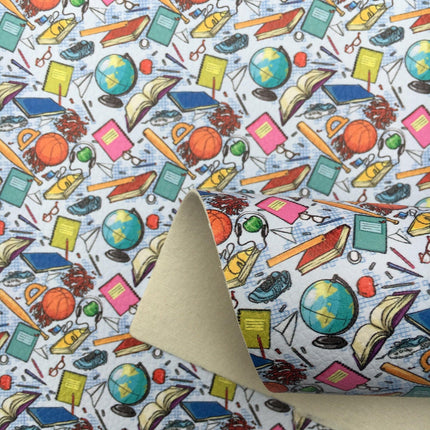 Chic Lychee Faux Leather Crafting Kit for Trendy DIY Back-to-School Projects