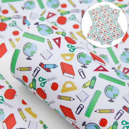 Chic Lychee Faux Leather Crafting Kit for Trendy DIY Back-to-School Projects