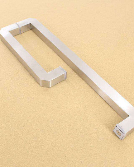 Luxurious Matte Black Bathroom Door Handle - Enhance Your Shower Space