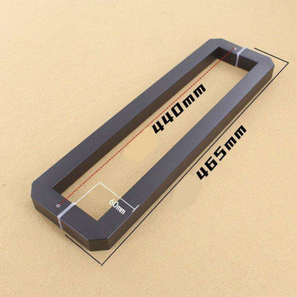 Luxurious Matte Black Bathroom Door Handle - Enhance Your Shower Space