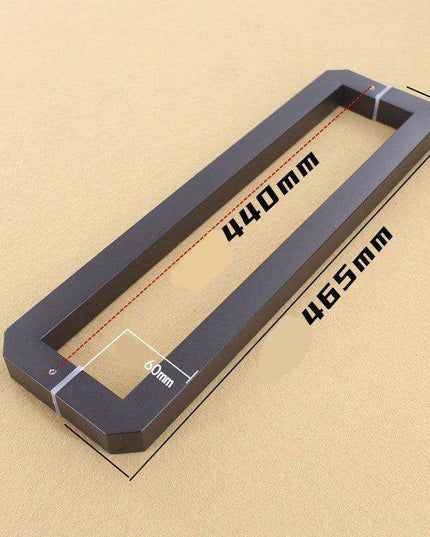 Luxurious Matte Black Bathroom Door Handle - Enhance Your Shower Space