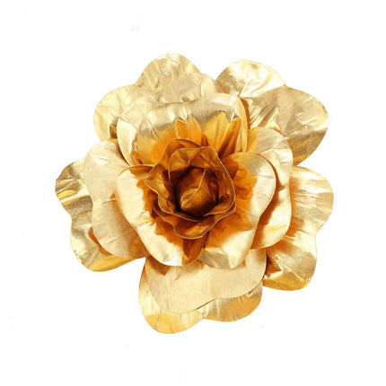 AliKopy 2 Pack 24" Large Metallic Gold Foam Roses - Real Touch & DIY C