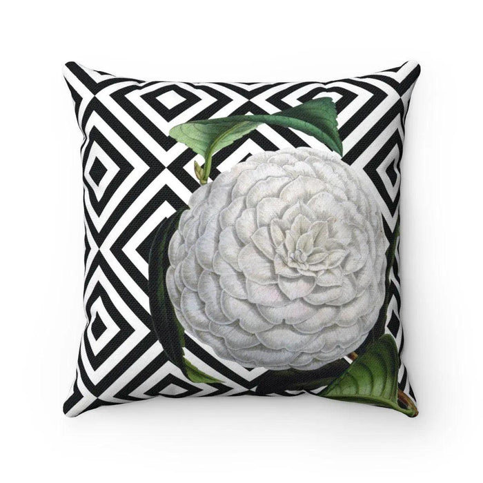 Camellia Floral Luxury Reversible Pillowcase with Vibrant Sublimation Prints