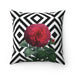 Luxurious Reversible Floral Print Pillowcase Perfect for Apartment Decor