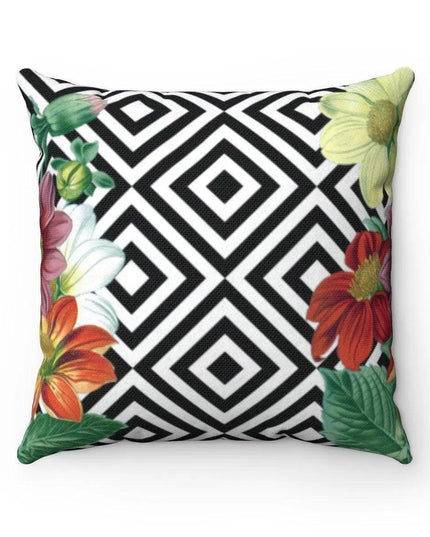 Chic Reversible Floral Cushion Cover