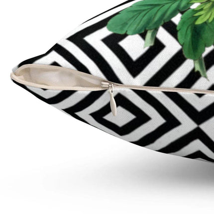 Elegant Reversible Floral Accent Pillowcase - Luxurious Home Décor Essential