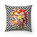 Luxurious Double-Sided Decorative Pillow Cover with Vibrant Floral Design