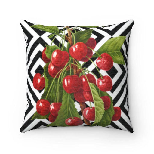 Elevate your Space: Reversible Decorative Pillowcase with Luxury Fruits and Floral Abstract Design