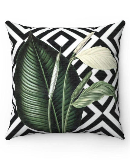 Elegant Dual-Sided Floral Decorative Cushion with Lively Designs