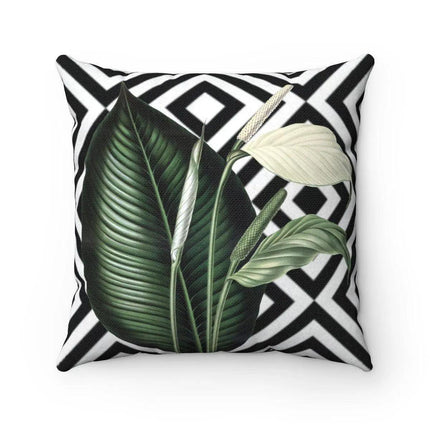 Elegant Dual-Sided Floral Decorative Cushion with Lively Designs