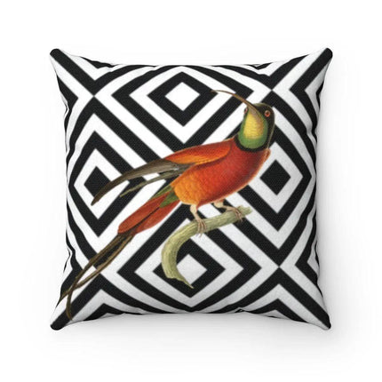 Reversible Hummingbird Design Pillow Cover - Premium Quality and Made in the USA