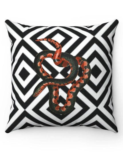 Luxurious Reversible Exotic Snake Print Pillowcase for Home Decor