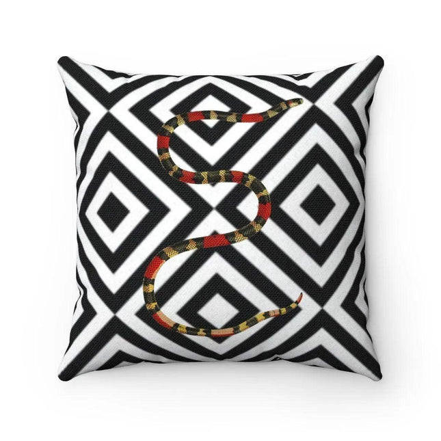 Reversible Jungle & Snake Print Pillowcase for Stylish Home Decor