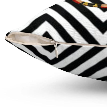 Reversible Jungle & Snake Print Pillowcase for Stylish Home Decor