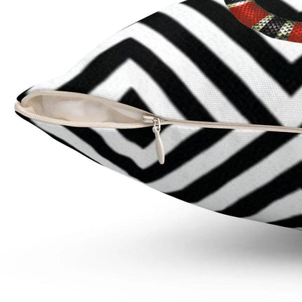 Chic Reversible Abstract Jungle Pillowcase Set for a Trendy Home Refresh