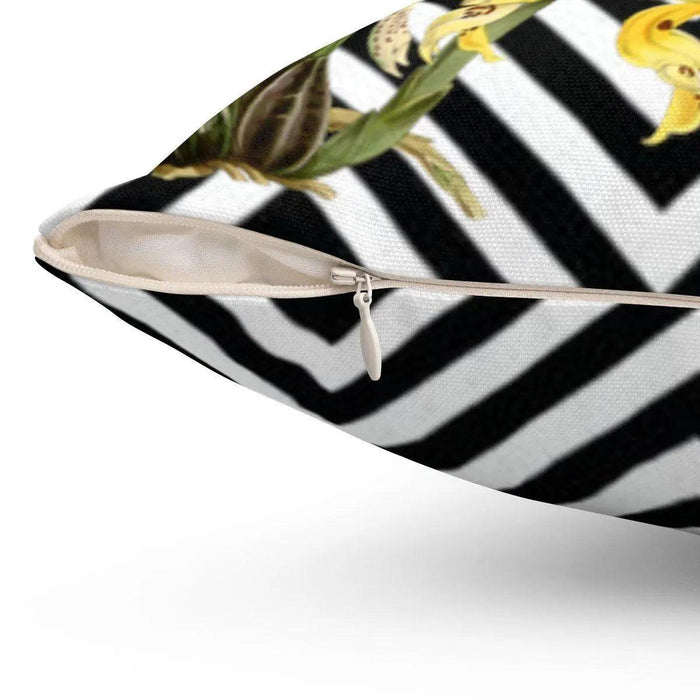 Versatile Reversible Floral Pillowcase Set with Orchid Design