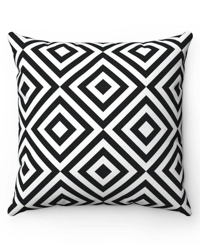 Elegant Reversible Purple Floral Pillow Cover - Maison d'Elite Series