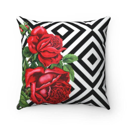 Luxury Botanical Blossoms | Reversible Pillow Cover