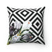 Elegant Reversible Luxury Tulips Decorative Pillowcase