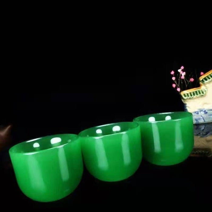 Experience Opulence with the Luxurious Jade Elegance Kung Fu Tea Set