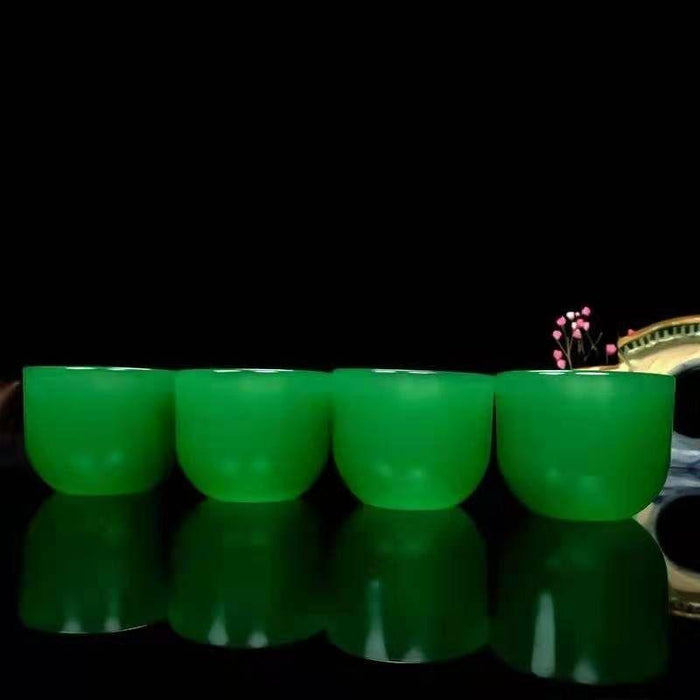Experience Opulence with the Luxurious Jade Elegance Kung Fu Tea Set