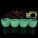 Indulge in Serenity: Embrace the Rejuvenating Aura of Jade with this Premium Kung Fu Tea Set