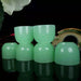 Experience Opulence with the Luxurious Jade Elegance Kung Fu Tea Set