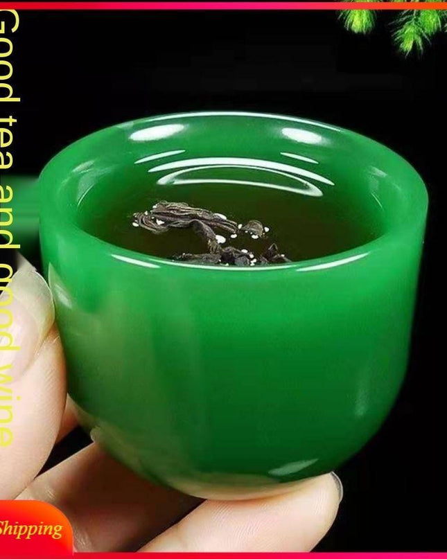 Experience Opulence with the Luxurious Jade Elegance Kung Fu Tea Set