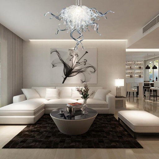 Opulent Murano Glass LED Chandelier - Contemporary Hong Kong Style for Elegant Spaces