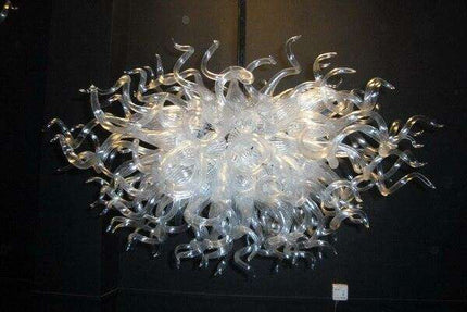 Elegant Murano Glass LED Chandelier - Contemporary Hong Kong Style for Upscale Spaces