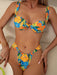 Boho Chic Tropical Underwire Bikini Set - Women's Beachwear