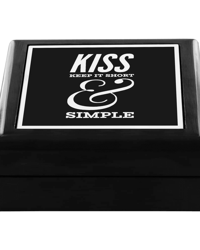 Elegant Ceramic Jewelry Organizer with Wooden Square Insert - Premium Garden Design