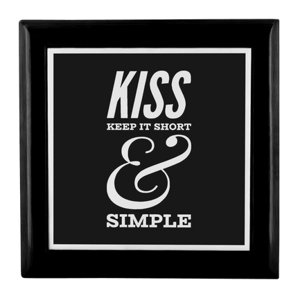 Elegant Ceramic Jewelry Organizer with Wooden Square Insert - Premium Garden Design