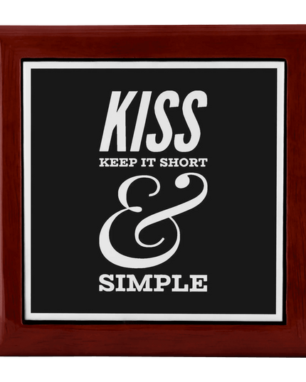 Elegant Ceramic Jewelry Organizer with Wooden Square Insert - Premium Garden Design