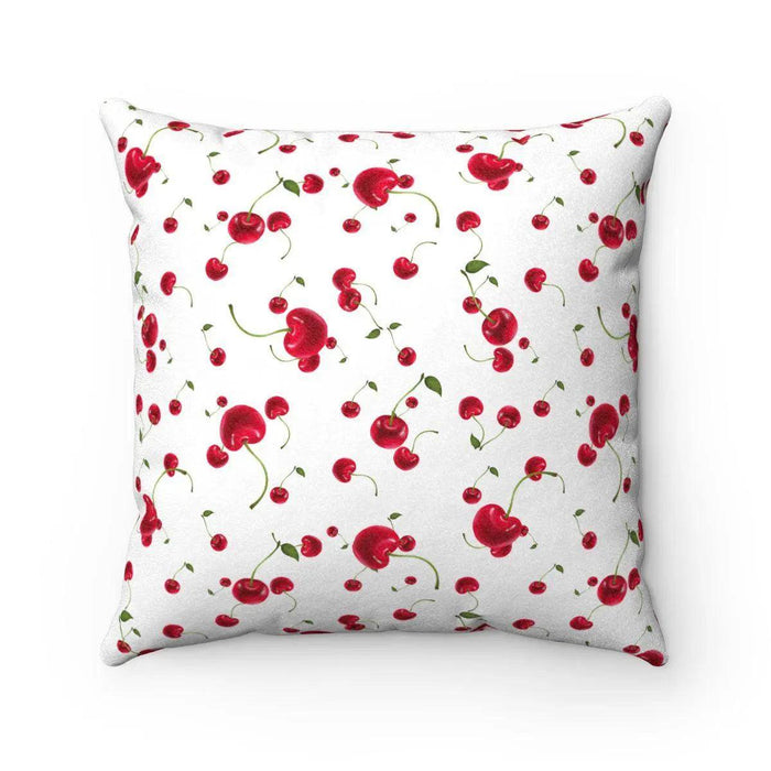 Maison d'Elite cherries decorative cushion