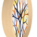 Coral Accent Wooden Wall Clock by Elite Maison