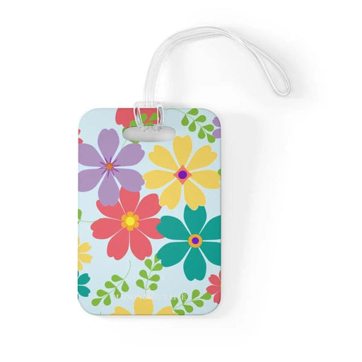 Floral Elegance Luggage Tag: Personalized Travel Companion