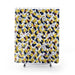 Modern Geometric Patterned Polyester Shower Curtain