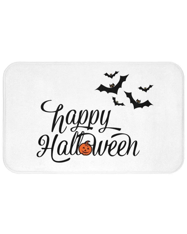 Elegant Haunted Halloween Memory Foam Bath Mat
