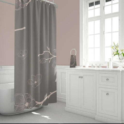 Modern Elegance Polyester Bathroom Shower Curtain