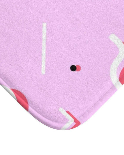 Cozy Retro Memory Foam Kids Bath Mat