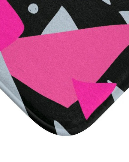 Elegant Retro Geometric Memory Foam Bath Mat