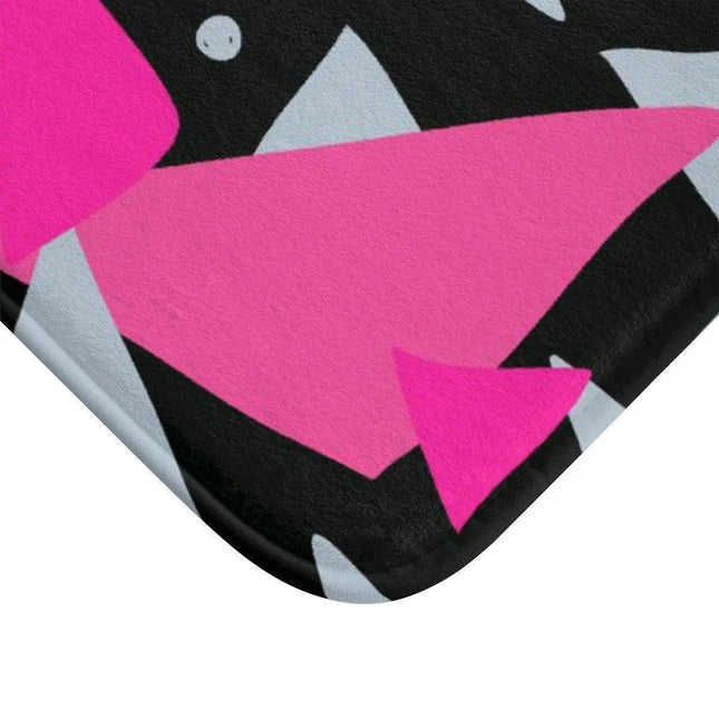 Elegant Retro Geometric Memory Foam Bath Mat