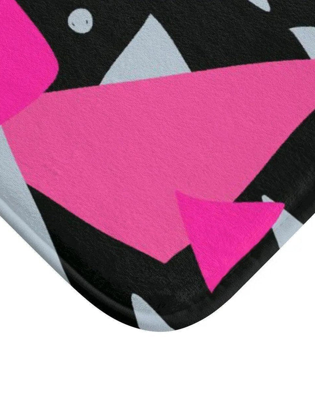 Elegant Retro Geometric Memory Foam Bath Mat