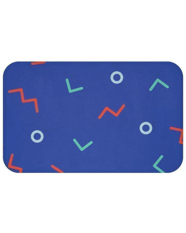 Luxurious Kids Memory Foam Bath Mat - Safe and Stylish Microfiber Design